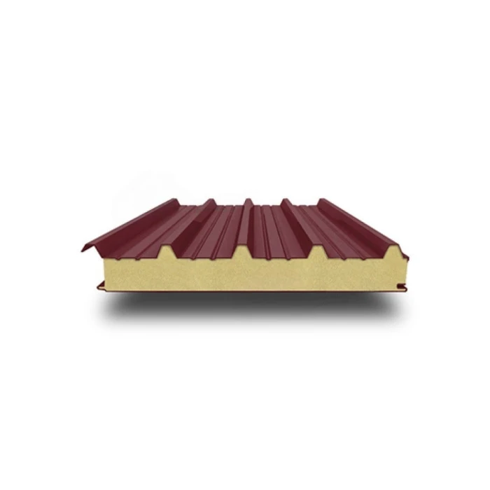 Кровельная сэндвич-панель с минеральной ватой, 1200х10 мм, 0.5/0.5, Viking