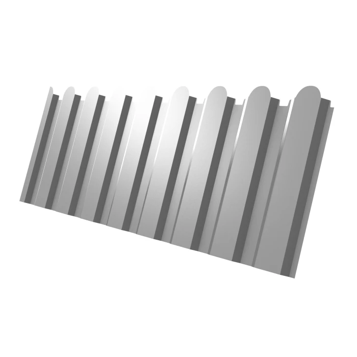 Профнастил фигурный C8 0.45 Print Premium RAL 7004 Silver wood
